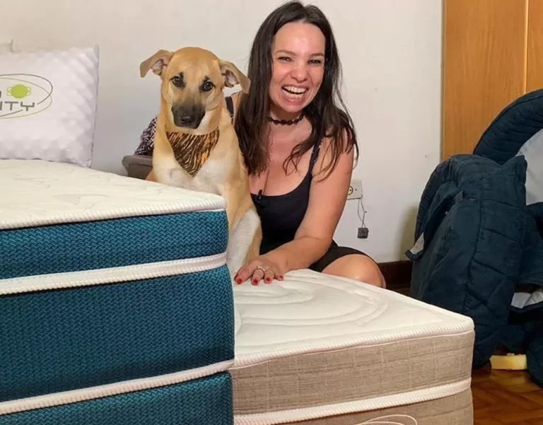 Após destruir quarto e ficar famoso, cão Chico vira garoto-propaganda e já tem ‘coleção’ de colchões