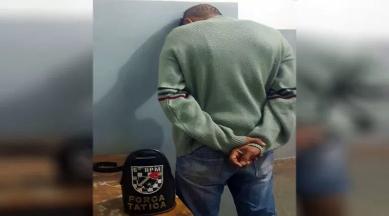 Homem com mandado de prisão é preso pela PM no Cravo Vermelho