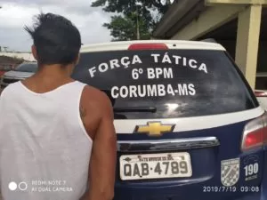 Leia mais sobre o artigo Foragido da justiça de Campo Grande é preso pela Força Tática em Corumbá