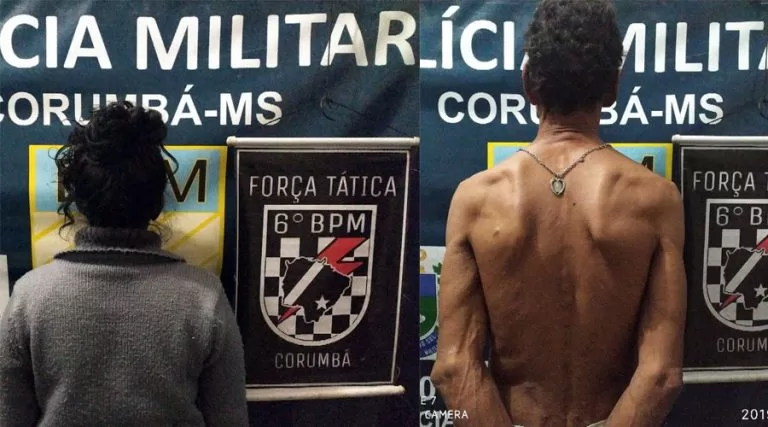 Casal de foragidos são detidos pela Força Tática de Corumbá