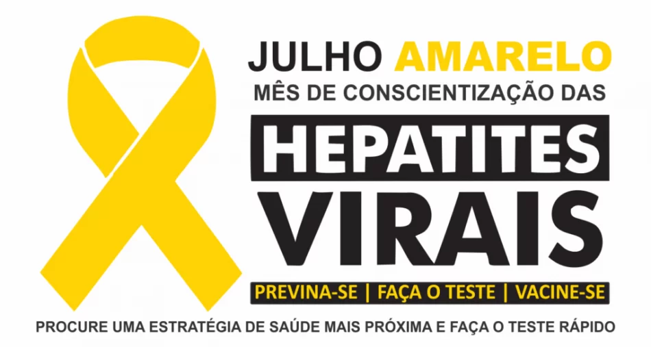 Você está visualizando atualmente Julho Amarelo é voltado para prevenção e controle das hepatites virais
