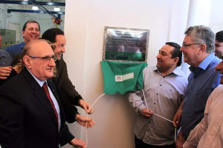 Governo do Estado inaugura obras de infraestrutura em saneamento básico de Corumbá