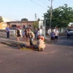 Motociclista fica ferido em colisão entre carro e moto no Centro