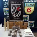 Para fugir da polícia homem se joga em ribanceira e abandona 7,5Kg de maconha