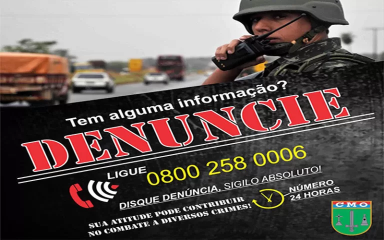 Exército cria canal com linha direta para população denunciar crimes transfronteiriços