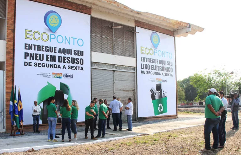 Corumbá passa a contar com ponto de coleta de pneus em desuso e lixo eletrônico
