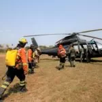 Helicópteros de SP e do Exército ampliam combate às queimadas no Pantanal