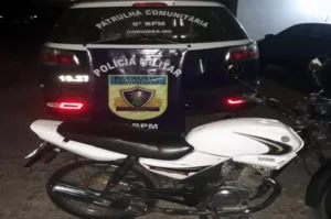 Leia mais sobre o artigo Patrulha Comunitária recupera motocicleta roubada na parte alta de Corumbá