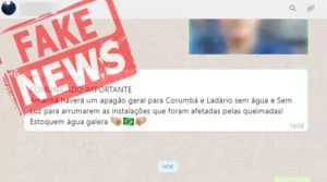 Leia mais sobre o artigo Energisa esclarece que informação sobre apagão em Corumbá é falsa