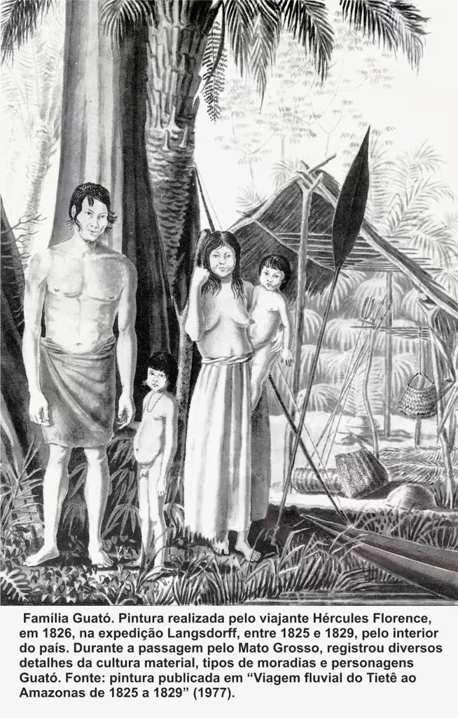 Pintura de familia Guato
