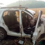 Duas pessoas ficam feridas em capotamento na estrada de Albuquerque