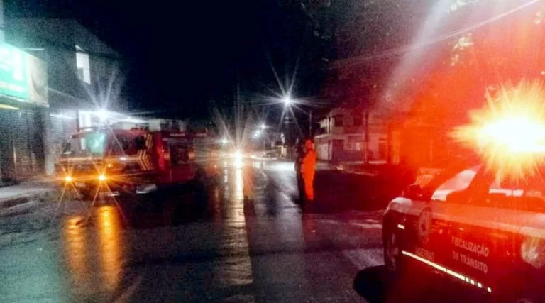 Ventania provoca queda de duas árvores em Corumbá