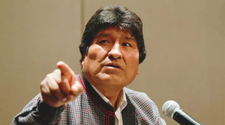 Evo Morales candidato à Presidência da Bolívia