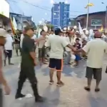 Protesto contra bloqueio na Bolívia cria clima de tensão na fronteira com Corumbá