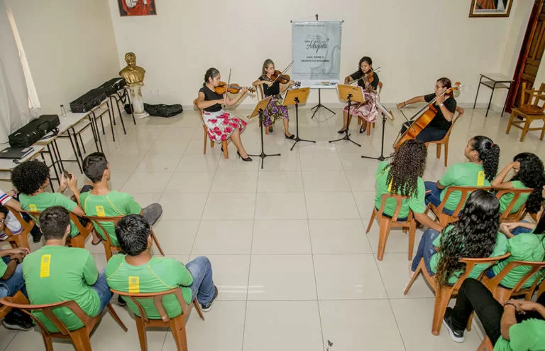 Quarteto Adagietto realiza apresentações com incentivo FIC/Pantanal