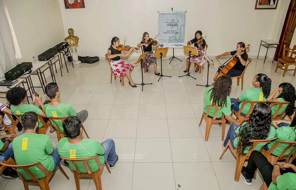 Você está visualizando atualmente Quarteto Adagietto realiza apresentações com incentivo FIC/Pantanal
