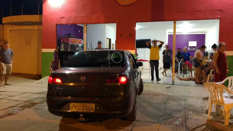 Atropelamento-pizzaria