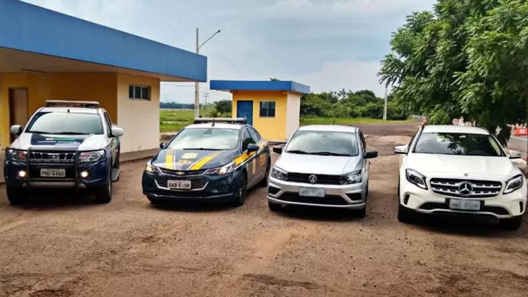 PRF e BPChoque recuperam 4 veículos e prendem nove pessoas na região do Pantanal