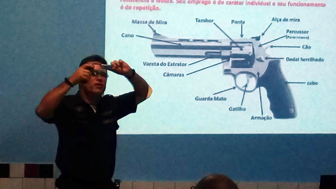 Você está visualizando atualmente Guardas Municipais participam de curso para porte funcional de arma de fogo
