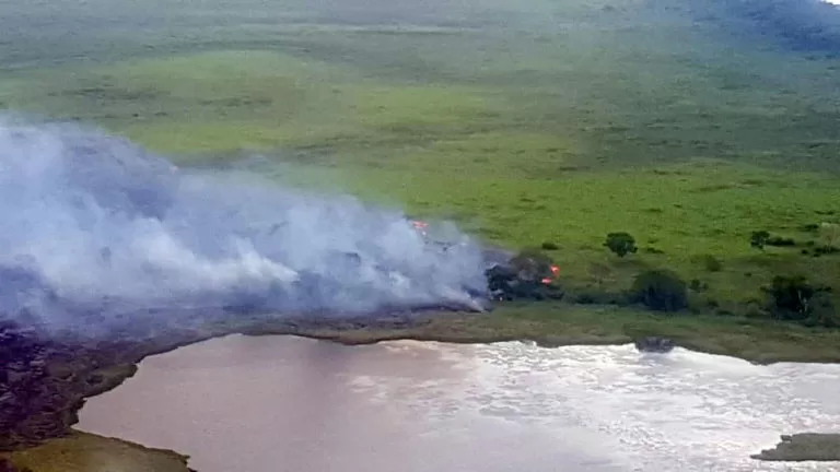 Corpo de Bombeiros envia equipe para combater incêndio no Pantanal