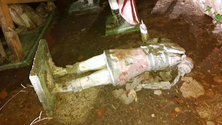 Em estado de abandono, complexo do Cristo Rei volta a ser alvo de vândalos