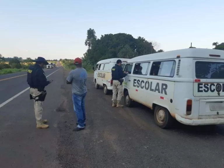 Operação Volta às Aulas 2020: PRF fiscaliza mais de 240 veículos de transporte escolar em Mato Grosso do Sul