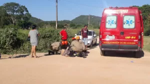 Leia mais sobre o artigo Bombeiros socorrem ciclista atropelado no Popular Velha
