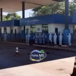 Militares iniciam desinfecção do posto Esdras na fronteira de Corumbá, vídeo