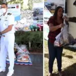 Exército e Marinha realizam entrega de alimentos para famílias atendidas pelo programa Forças do Esporte