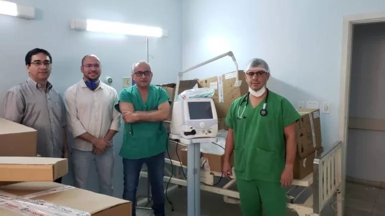 Governo do Estado envia cinco respiradores para Santa Casa de Corumbá