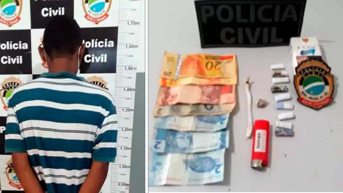 Leia mais sobre o artigo Acusado de tráfico de drogas é preso pela Polícia Civil em Corumbá