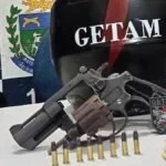 GETAM apreende arma de fogo no bairro Maria Leite