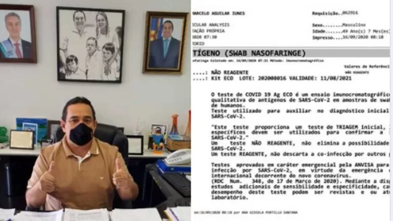 Prefeito de Corumbá anuncia que venceu covid-19