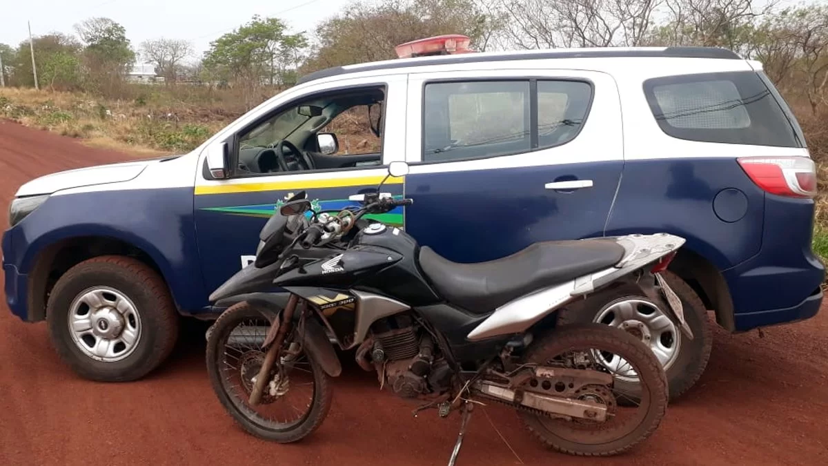 Você está visualizando atualmente PM recupera motocicleta furtada no Guatós