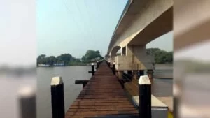 Leia mais sobre o artigo No Passo do Lontra, nova passarela para pedestres sobre o Rio Miranda está 80% pronta