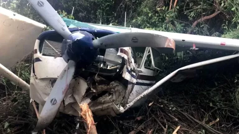 Avião que caiu após decolagem seguia para fazenda em Corumbá