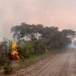 Equipe recebe denúncias de incêndios criminosos no Passo do Lontra