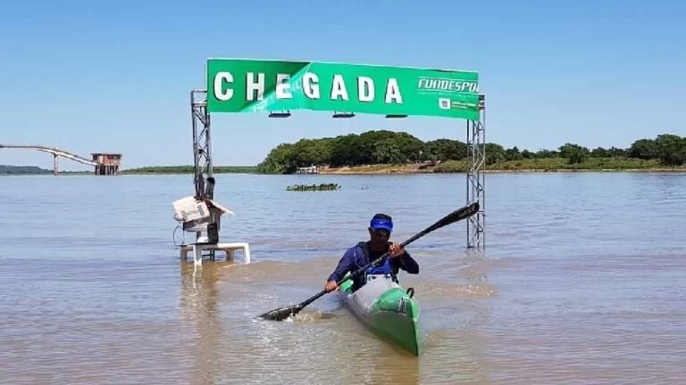 Belezas naturais do Pantanal dão vida ao Brasileiro de Canoagem