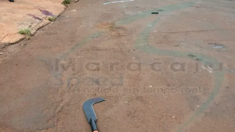 Suspeito de assalto é morto com golpe de foice na cabeça