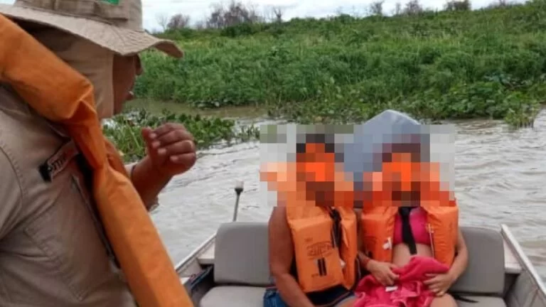 Após passar mal, gestante é resgatada pelos bombeiros no Pantanal