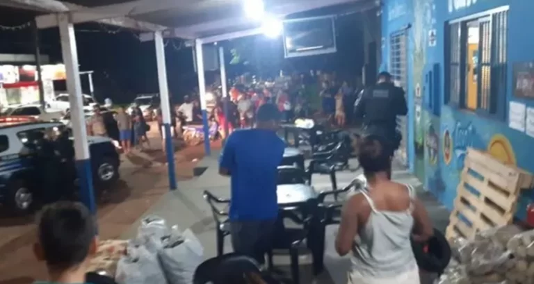 Vídeo: pistoleiros executam duas pessoas em bar na fronteira de MS