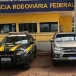 PRF recupera caminhonete roubada no RJ que seguia para fronteira com a Bolívia