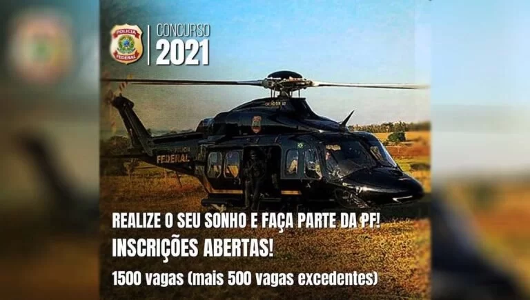 Polícia Federal encerra inscrições para concurso na terça-feira
