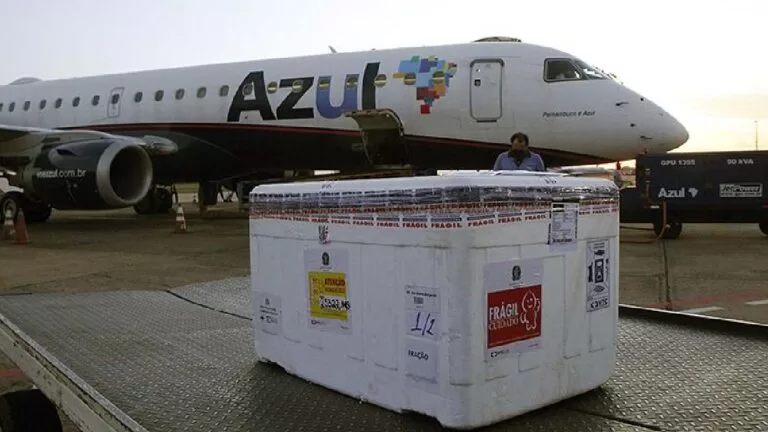 MS recebe 5º lote de vacinas contra covid-19