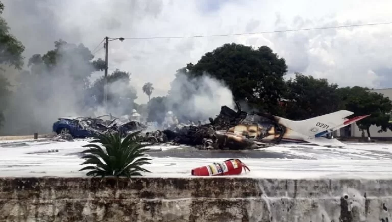Queda Aeronave no Paraguai