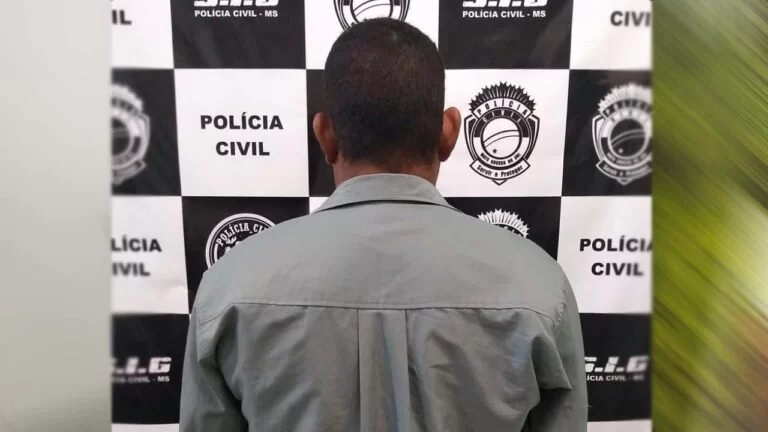 Acusado de matar vizinho a facadas em Ladário é preso pela Polícia Civil em Três Lagoas