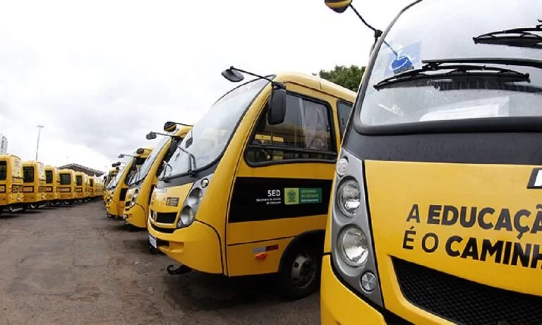 Mato Grosso do sul recebe 168 ônibus para renovar frota escolar