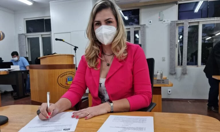 Vereadora solicita sinalização em redutores de velocidade no Anel Viário