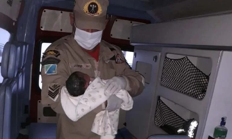 Equipe dos Bombeiros prestam apoio em parto de criança no Popular Velha