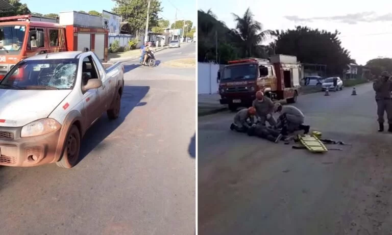 Bombeiros registam atendimentos a vítimas de acidente de trânsito